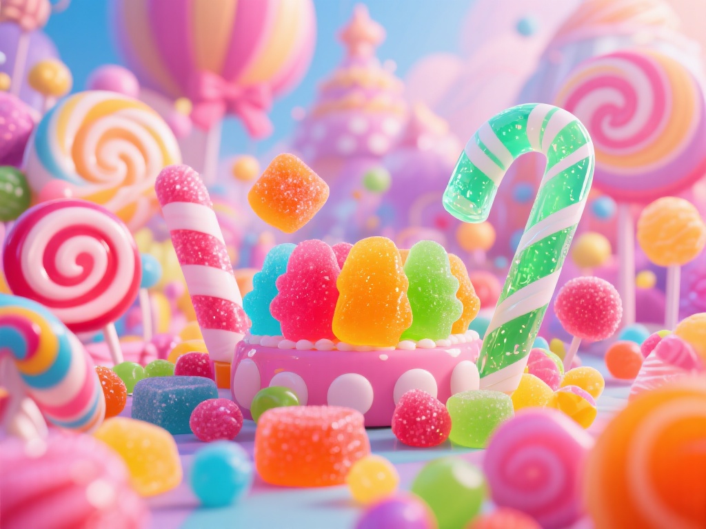 糖果派对满屏：开启甜蜜梦幻视觉盛宴