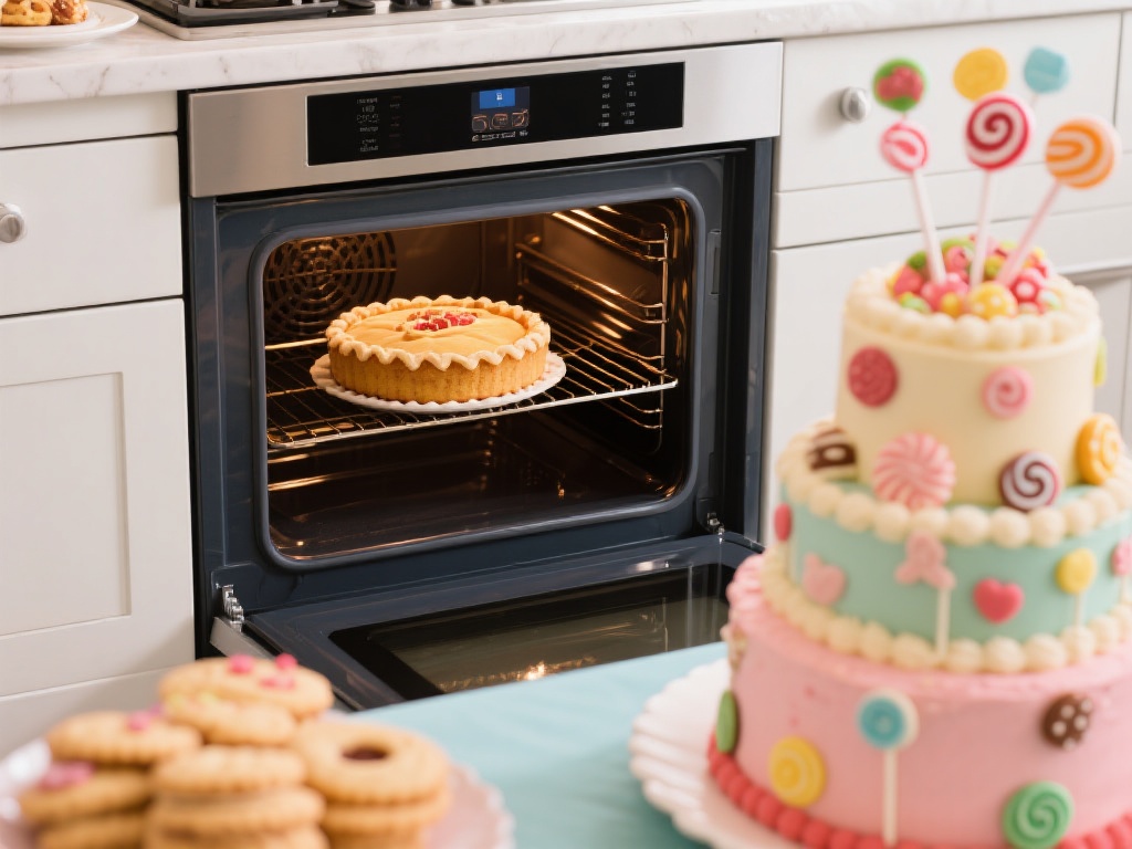 烤箱作为现代厨艺的多功能工具，是制作糖果派对甜品的