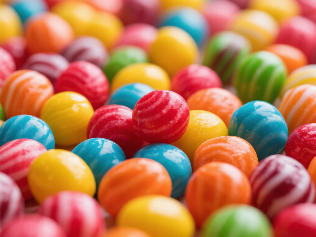 梦幻糖果派对：探索多彩缤纷彩球图案的奥秘
