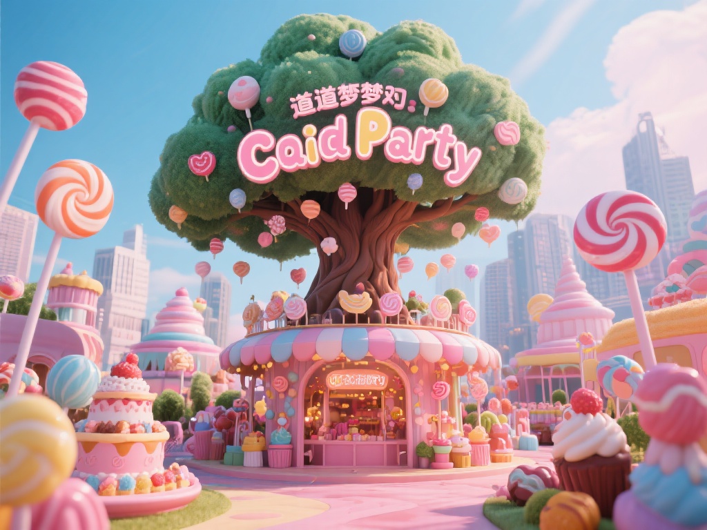 糖果派对糖果树的甜蜜奇幻梦境冒险之旅