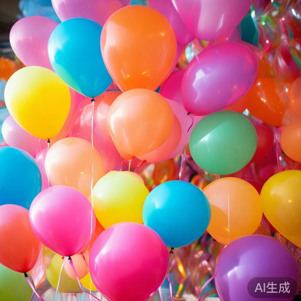 糖果派对五彩气球盛宴：欢乐无限的精彩瞬间探索