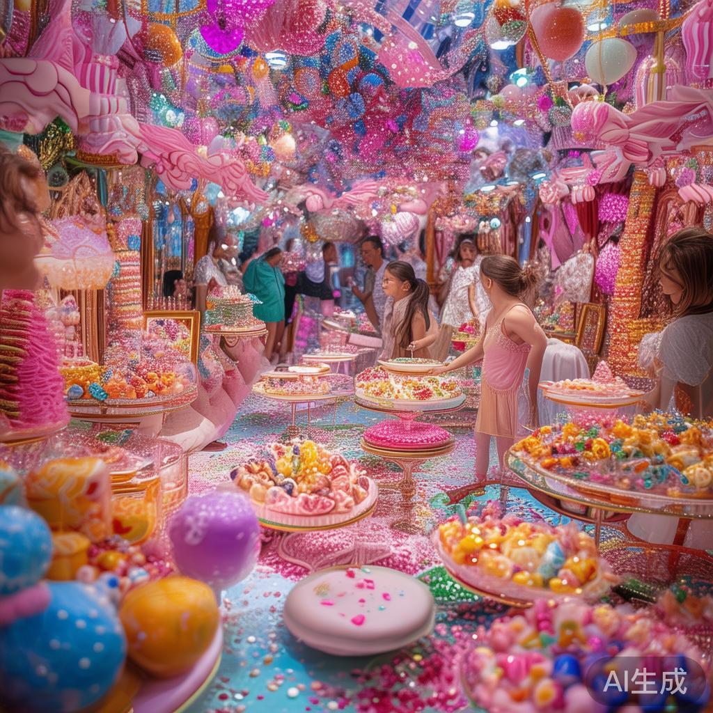 糖果派对370:缤纷甜蜜盛宴尽享精彩纷呈的欢乐时光 所谓“糖果派对370”,雅俗共赏地融合了创造性设计