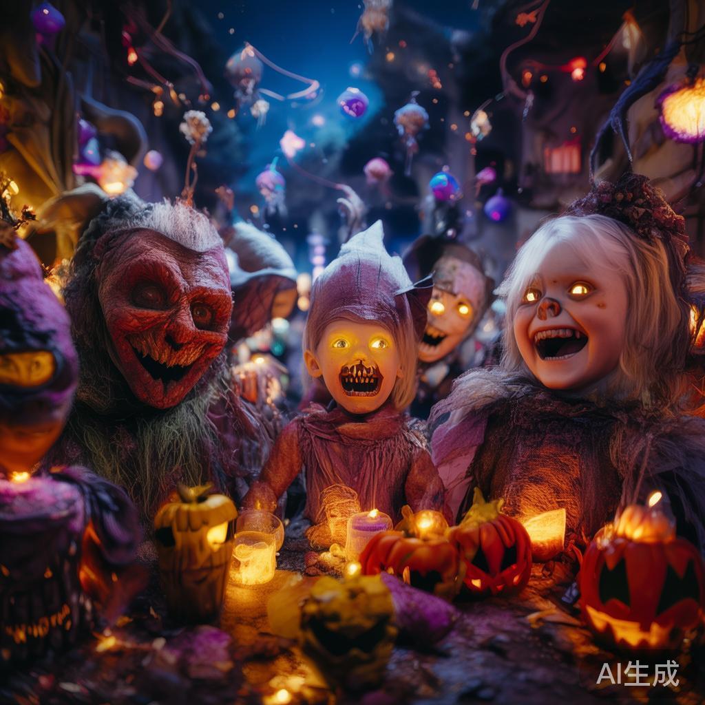 万圣节糖果派对大作战：狂欢夜的精彩冒险与奇幻体验