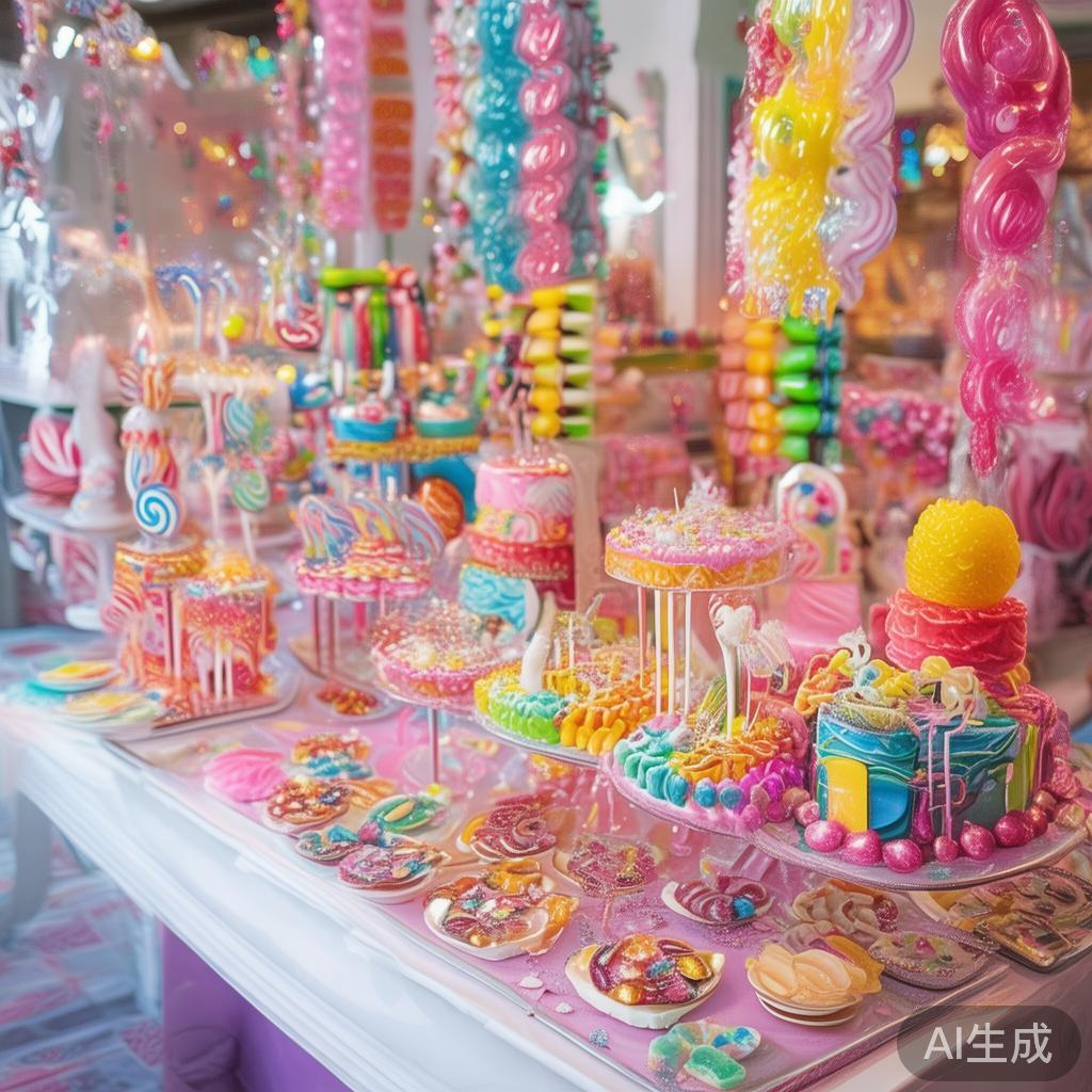 欢乐随风糖果派对盛大开启，缤纷甜蜜迎接你的每一刻，共享甜蜜时光